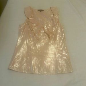 Express top women’s sz XS color silver pink
